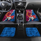 Custom Broncos And Knights Rugby Car Mats Dynamic Version