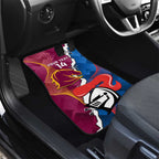Custom Broncos And Knights Rugby Car Mats Dynamic Version