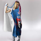 Custom Broncos And Knights Rugby Hooded Blanket Dynamic Version