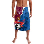 Custom Broncos And Knights Rugby Lavalava Dynamic Version