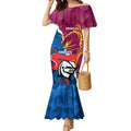 Custom Broncos And Knights Rugby Mermaid Dress Dynamic Version