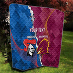 Custom Broncos And Knights Rugby Quilt Dynamic Version