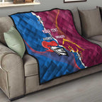 Custom Broncos And Knights Rugby Quilt Dynamic Version