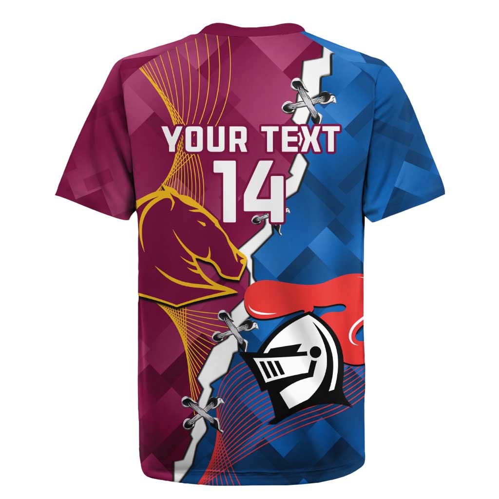 Custom Broncos And Knights Rugby Rugby Jersey Dynamic Version