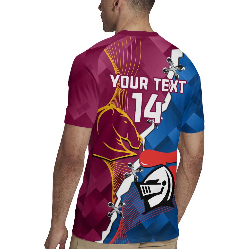 Custom Broncos And Knights Rugby Rugby Jersey Dynamic Version