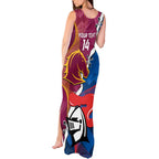 Custom Broncos And Knights Rugby Tank Maxi Dress Dynamic Version