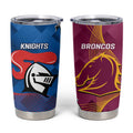 Broncos And Knights Rugby Tumbler Cup Dynamic Version