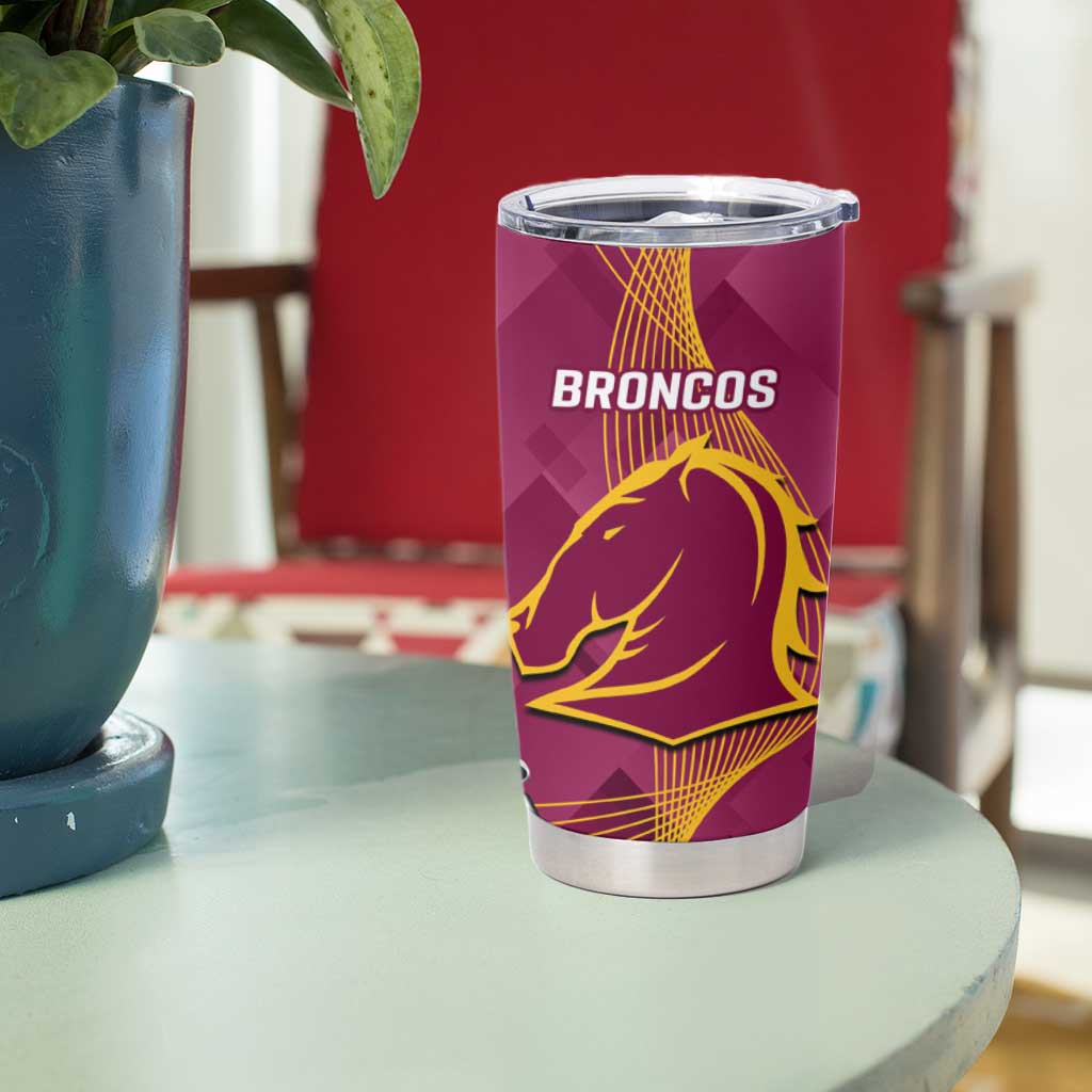 Broncos And Knights Rugby Tumbler Cup Dynamic Version