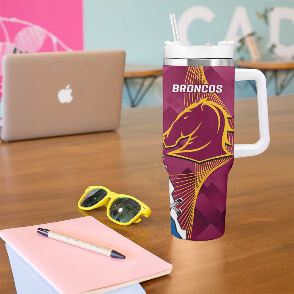 Broncos And Knights Rugby Tumbler With Handle Dynamic Version