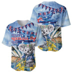 Koala Australia Day Baseball Jersey Proud Aussie Sydney Opera House