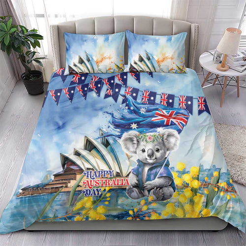 Koala Australia Day Bedding Set Proud Aussie Sydney Opera House