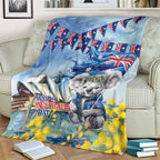 Koala Australia Day Blanket Proud Aussie Sydney Opera House