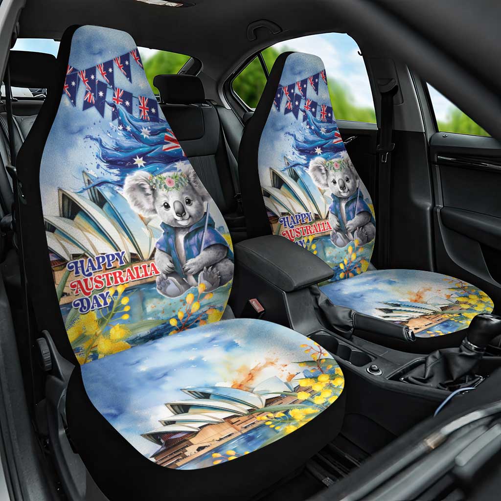 Koala Australia Day Car Seat Cover Proud Aussie Sydney Opera House