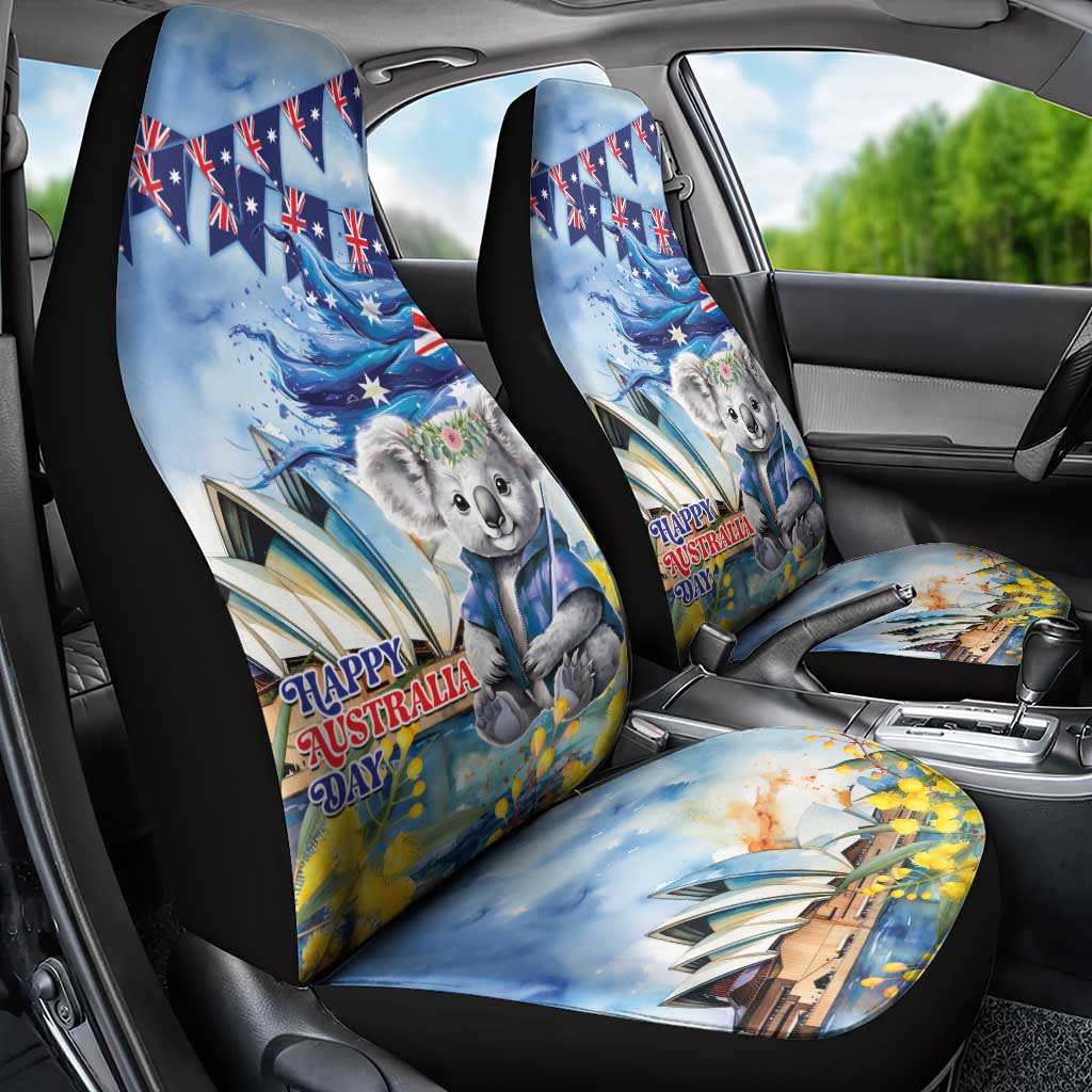 Koala Australia Day Car Seat Cover Proud Aussie Sydney Opera House