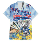 Koala Australia Day Family Matching Summer Maxi Dress and Hawaiian Shirt Proud Aussie Sydney Opera House