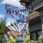 Koala Australia Day Garden Flag Proud Aussie Sydney Opera House