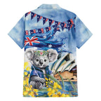 Koala Australia Day Hawaiian Shirt Proud Aussie Sydney Opera House