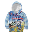 Koala Australia Day Kid Hoodie Proud Aussie Sydney Opera House