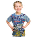 Koala Australia Day Kid T Shirt Proud Aussie Sydney Opera House
