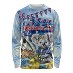 Koala Australia Day Long Sleeve Shirt Proud Aussie Sydney Opera House