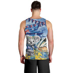 Koala Australia Day Men Tank Top Proud Aussie Sydney Opera House