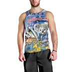 Koala Australia Day Men Tank Top Proud Aussie Sydney Opera House