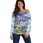 Koala Australia Day Off Shoulder Sweater Proud Aussie Sydney Opera House
