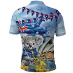 Koala Australia Day Polo Shirt Proud Aussie Sydney Opera House