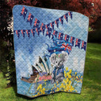 Koala Australia Day Quilt Proud Aussie Sydney Opera House
