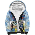Koala Australia Day Sherpa Hoodie Proud Aussie Sydney Opera House
