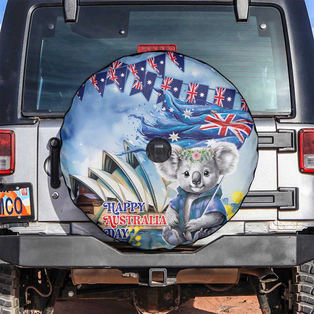 Koala Australia Day Spare Tire Cover Proud Aussie Sydney Opera House