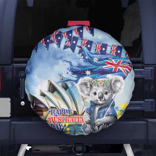 Koala Australia Day Spare Tire Cover Proud Aussie Sydney Opera House