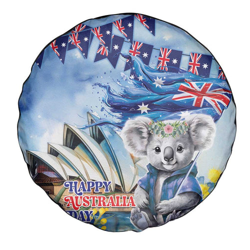 Koala Australia Day Spare Tire Cover Proud Aussie Sydney Opera House