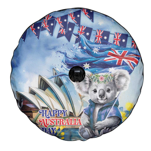 Koala Australia Day Spare Tire Cover Proud Aussie Sydney Opera House