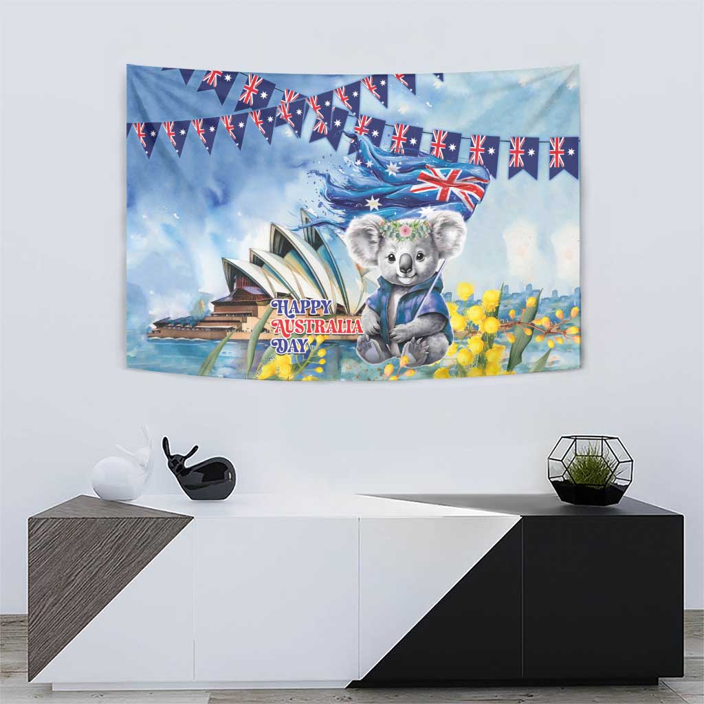 Koala Australia Day Tapestry Proud Aussie Sydney Opera House