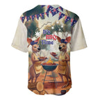Kangaroos Australia Day Baseball Jersey It's Barbecue Time
