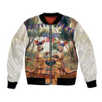 Kangaroos Australia Day Bomber Jacket It's Barbecue Time