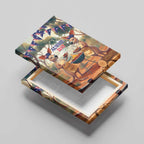 Kangaroos Australia Day Canvas Wall Art It's Barbecue Time