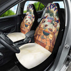 Kangaroos Australia Day Car Seat Cover It's Barbecue Time