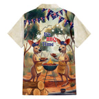 Kangaroos Australia Day Hawaiian Shirt It's Barbecue Time