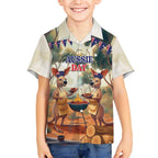 Kangaroos Australia Day Hawaiian Shirt It's Barbecue Time