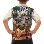 Kangaroos Australia Day Hawaiian Shirt It's Barbecue Time