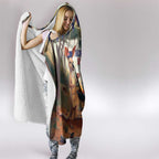 Kangaroos Australia Day Hooded Blanket It's Barbecue Time