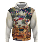 Kangaroos Australia Day Hoodie It's Barbecue Time