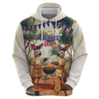Kangaroos Australia Day Hoodie It's Barbecue Time