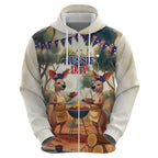 Kangaroos Australia Day Hoodie It's Barbecue Time