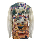 Kangaroos Australia Day Long Sleeve Shirt It's Barbecue Time