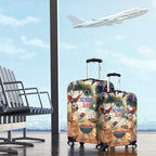 Kangaroos Australia Day Luggage Cover It's Barbecue Time