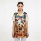 Kangaroos Australia Day Scrub Top It's Barbecue Time - Aussie Hoodie