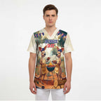 Kangaroos Australia Day Scrub Top It's Barbecue Time - Aussie Hoodie